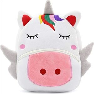 Plush Toddler Mini Backpack (UNICORN)